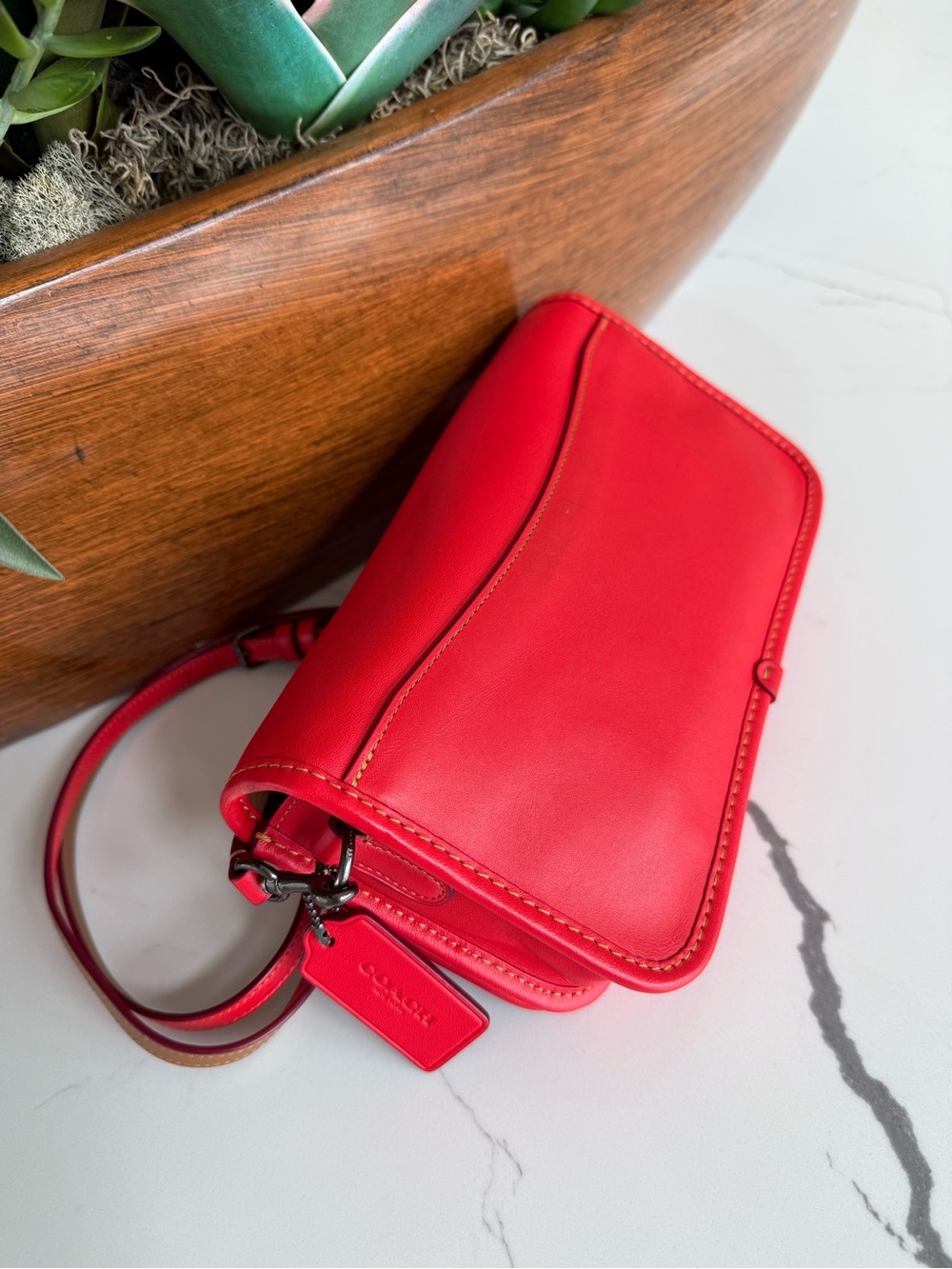 Coach x Disney Red Penny Crossbody with Mickey Limited - Picture 11 of 16